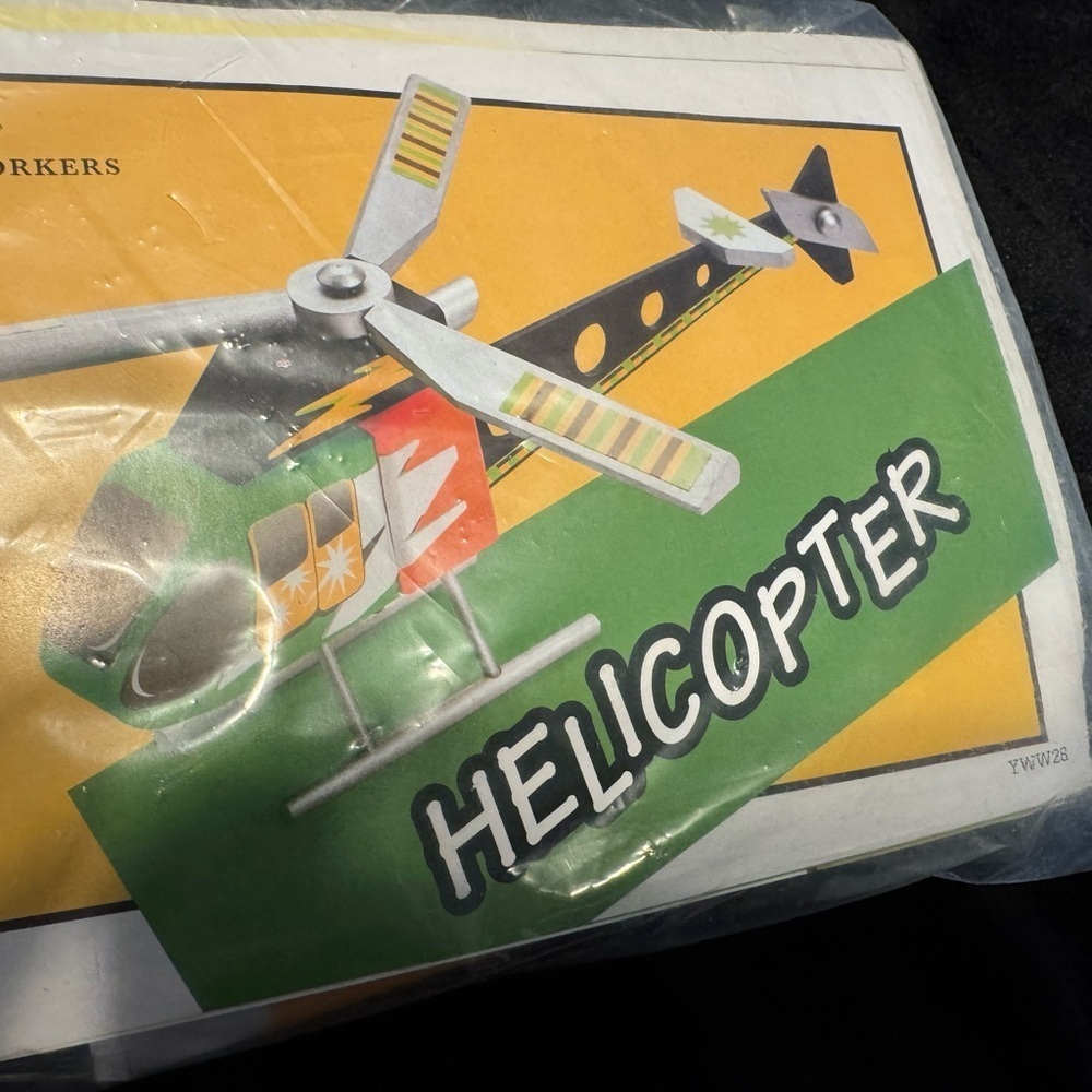 Annie's Green and Yellow Toy Helicopter Kit -NEW! - Picture 2 of 7
